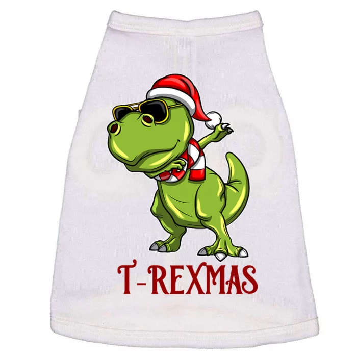 Trex Christmas Dino Doggie Tank