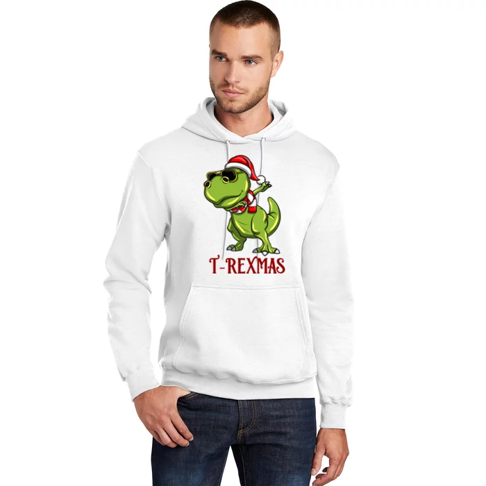 Trex Christmas Dino Hoodie