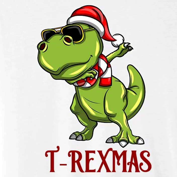 Trex Christmas Dino ChromaSoft Performance T-Shirt