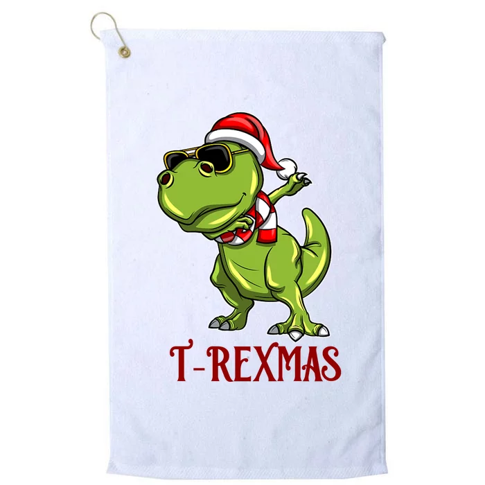 Trex Christmas Dino Platinum Collection Golf Towel