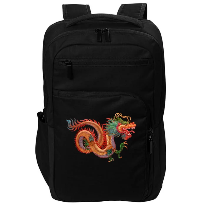 Traditional Chinese Dragon Art Impact Tech Backpack