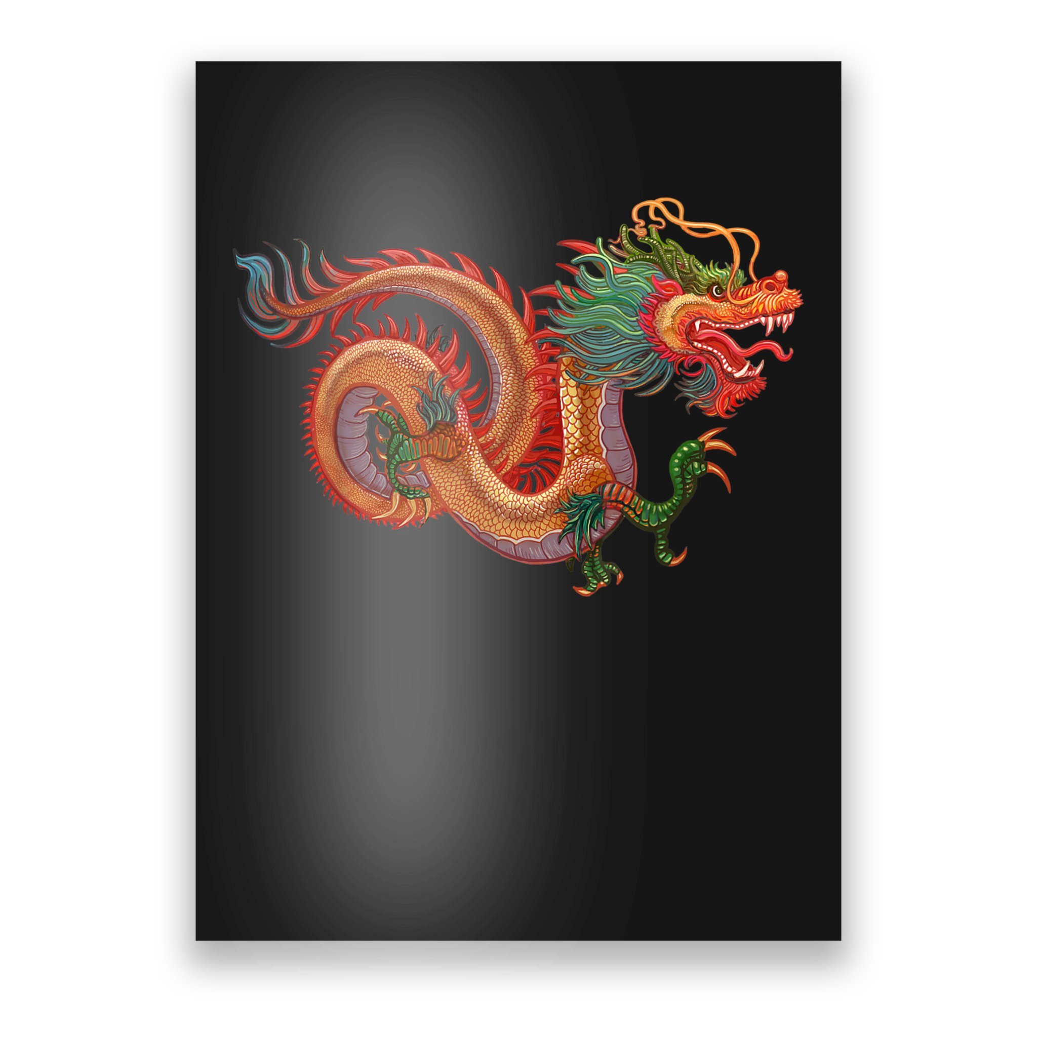 ancient chinese dragon art