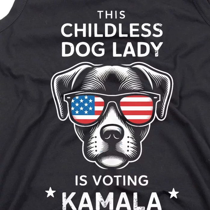 This Childless Dog Lady Is Voting Kamala Harris 2024 Tank Top