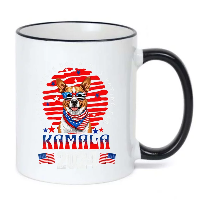 This Childless Dog Mom Is Voting For Kamala Harris 2024 Black Color Changing Mug