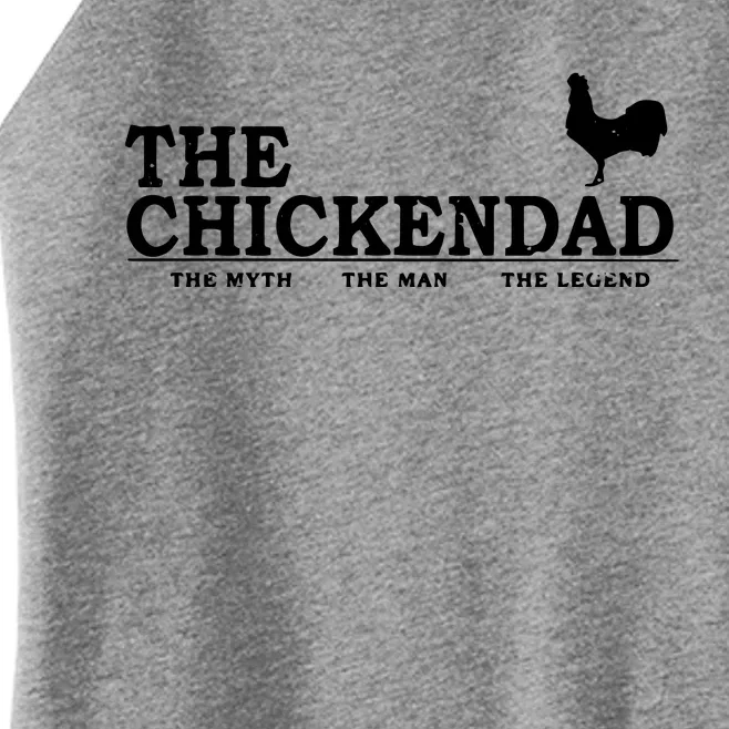 The Chicken Dad Pet Lover Fathers Day Gift Tee Cute Women’s Perfect Tri Rocker Tank