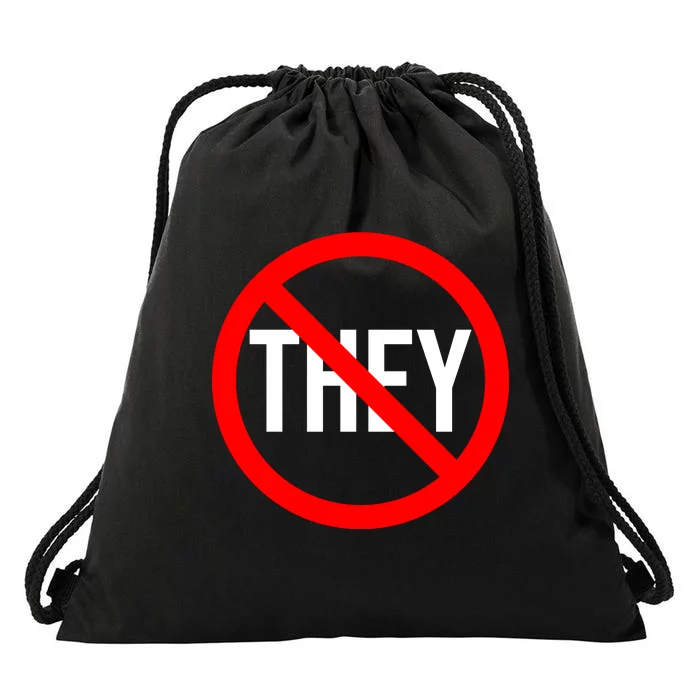 They Classic Dj Music Logo Drawstring Bag