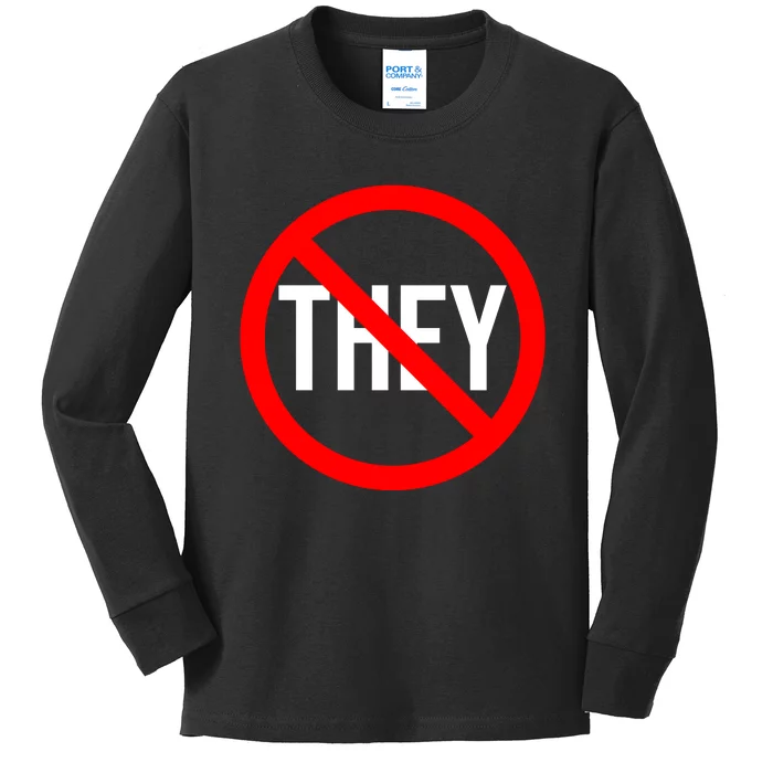 They Classic Dj Music Logo Kids Long Sleeve Shirt