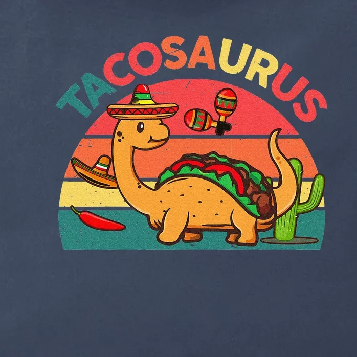 Tacosaurus Cinco De Mayo Taco Dinosaur Zip Tote Bag