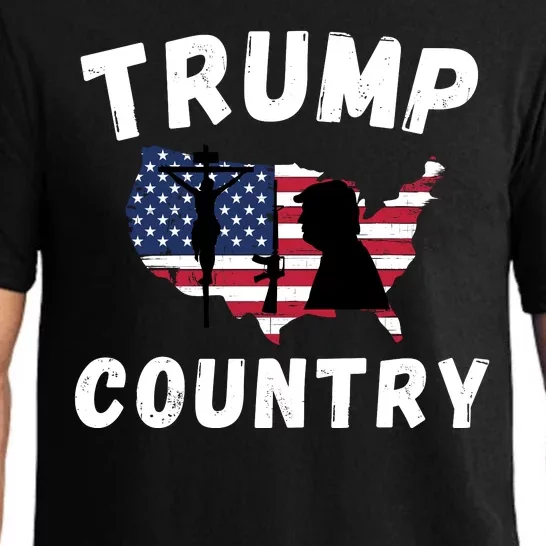 Trump Country Donald Trump Trump 45 47 Trump 2024 Flag POTUS Hell Be Back 2024 Pajama Set