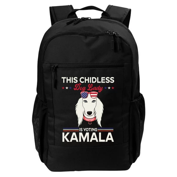 This Childless Dog Lady Is Voting Kamalaharris 2024 Daily Commute Backpack