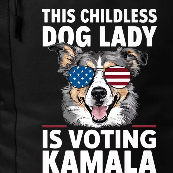 This Childless Dog Lady Is Voting Kamala Harris 2024 Daily Commute Backpack