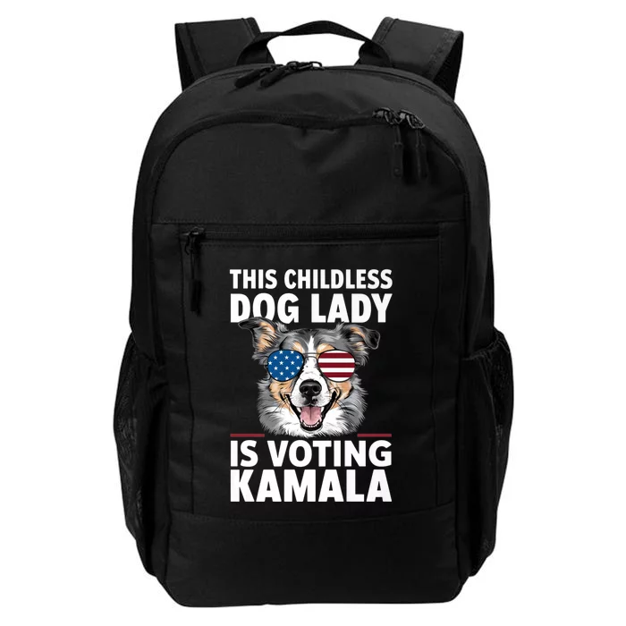 This Childless Dog Lady Is Voting Kamala Harris 2024 Daily Commute Backpack