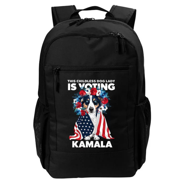 This Childless Dog Lady Ladies Is Voting Kamala Election 24 Daily Commute Backpack