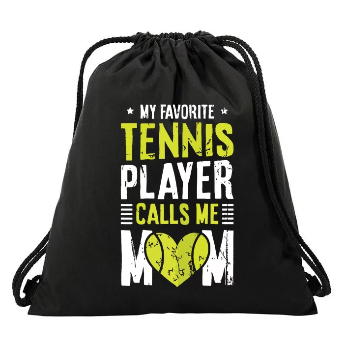 Tennis Court Design For Your Tennis Lover Mom Drawstring Bag