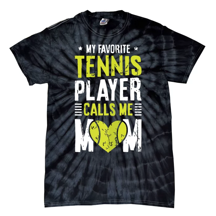 Tennis Court Design For Your Tennis Lover Mom Tie-Dye T-Shirt