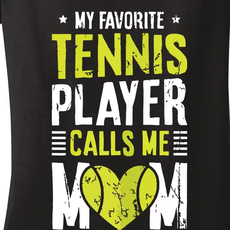 Tennis Court Design For Your Tennis Lover Mom Women's V-Neck T-Shirt