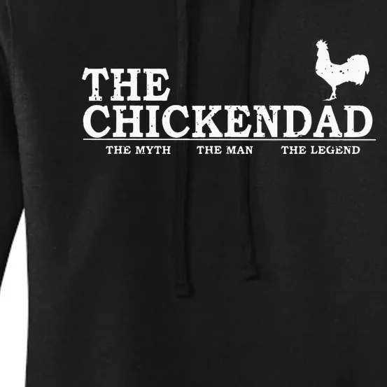 The Chicken Dad Pet Lover Fathers Day Gift Tee Cute Women's Pullover Hoodie