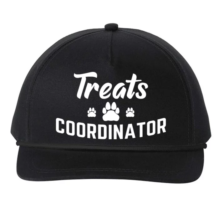 Treats Coordinator Dog Lover Snapback Five-Panel Rope Hat