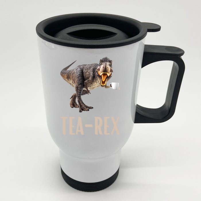 Tearex Cute Dinosaur For MotherS Day Or Christmas Cool Gift Front & Back Stainless Steel Travel Mug