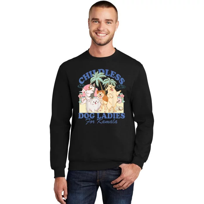 This Childless Dog Lady Is Voting Kamalaharris 2024 Sweatshirt