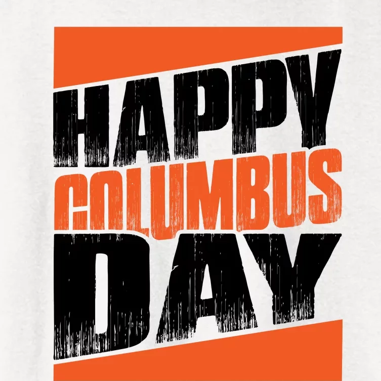 Trendy Columbus Day Celebration Graphic Women's Crop Top Tee