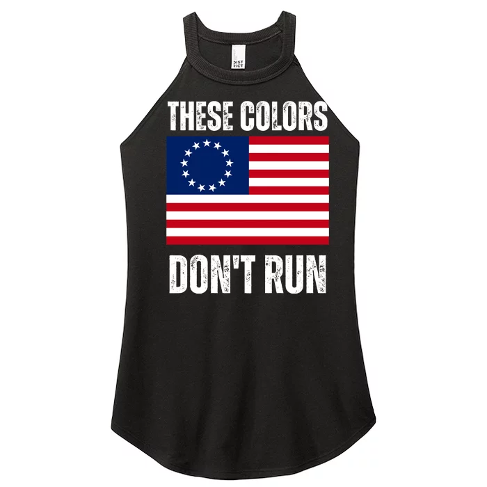 These Colors DonT Run Women’s Perfect Tri Rocker Tank