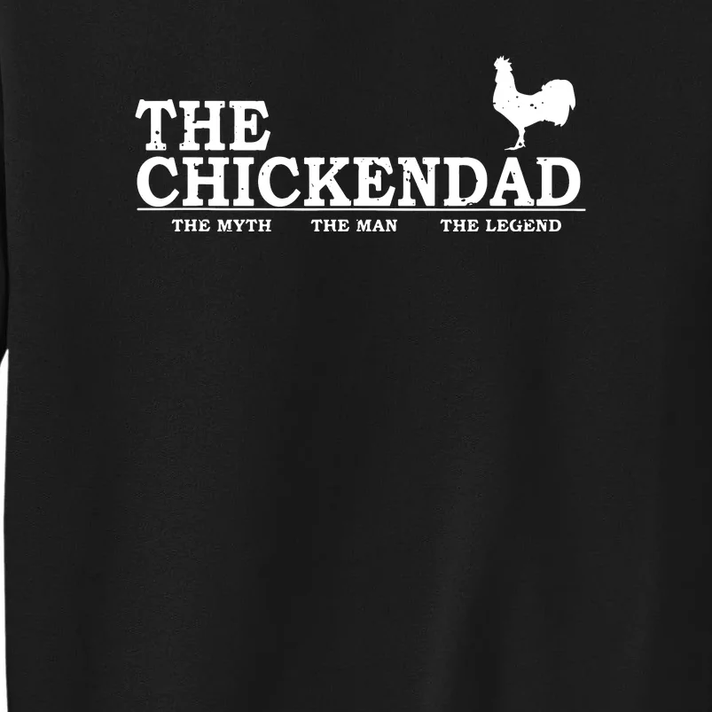 The Chicken Dad Shirt Pet Lover Father's Day Gift Tee Cute Tall Sweatshirt