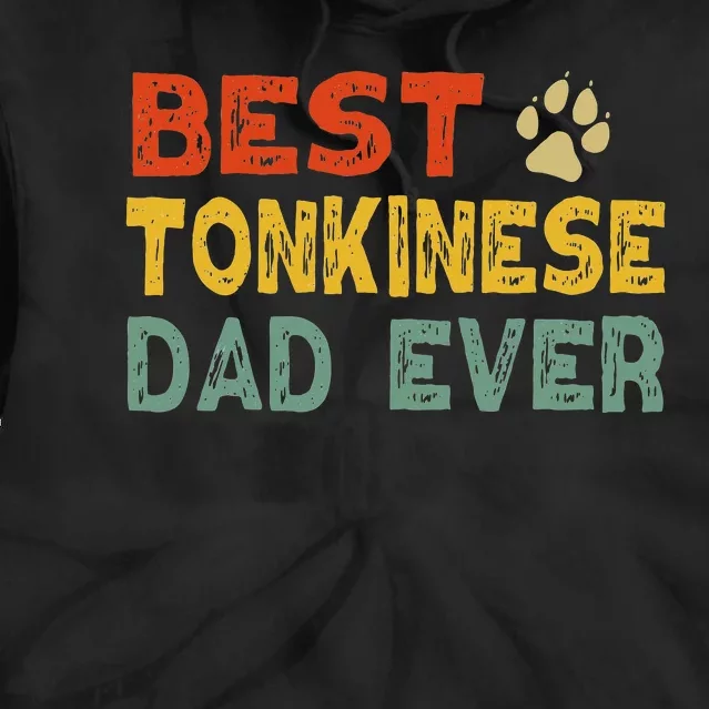 Tonkinese Cat Dad Owner Breeder Lover Kitten Tie Dye Hoodie