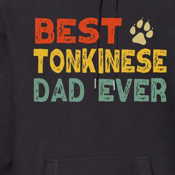 Tonkinese Cat Dad Owner Breeder Lover Kitten Premium Hoodie