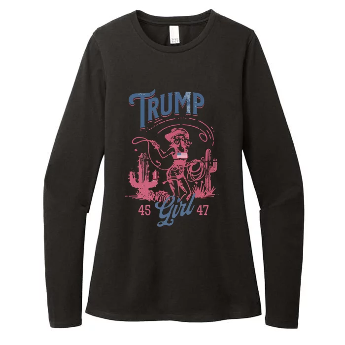 Trump Cow Donald Trump President Funny Election Meaningful Gift Womens CVC Long Sleeve Shirt