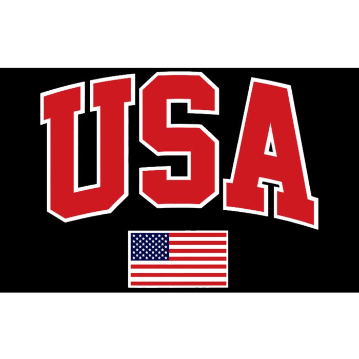 Trendy Classic Design USA Flag Premium Bumper Sticker