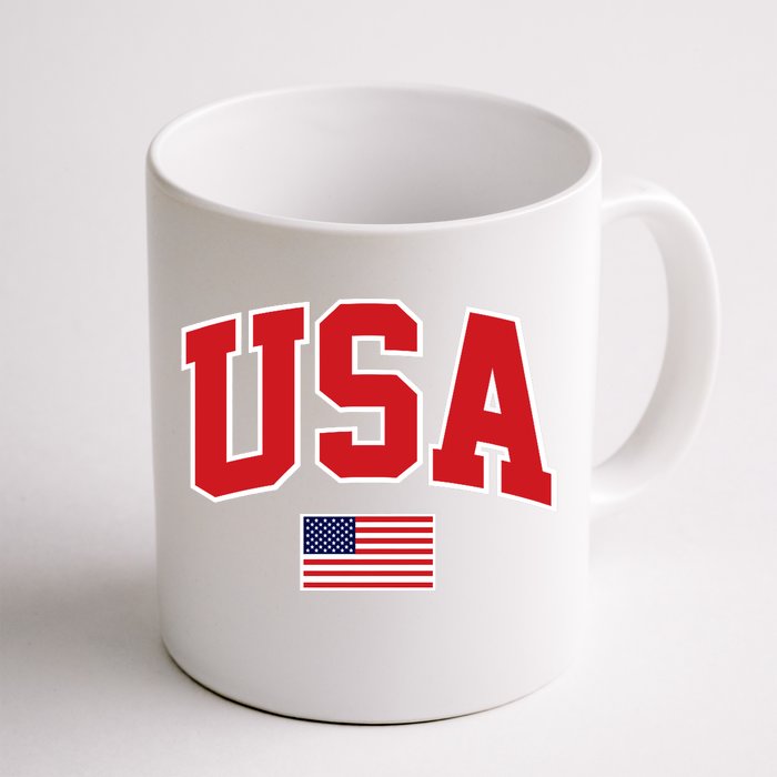 Trendy Classic Design USA Flag Premium Front & Back Coffee Mug