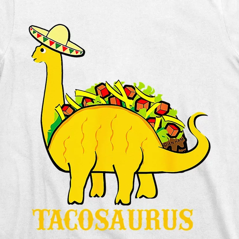 Tacosaurus Cinco de Mayo Funny Taco Dinosaur T-Shirt