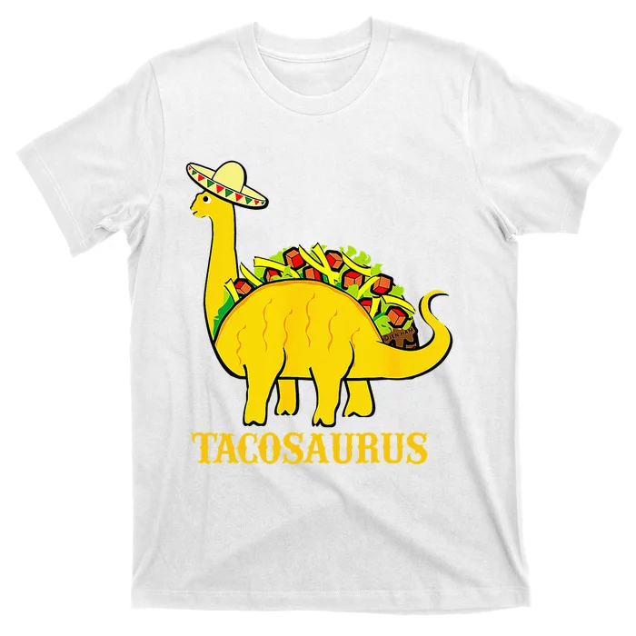 Tacosaurus Cinco de Mayo Funny Taco Dinosaur T-Shirt