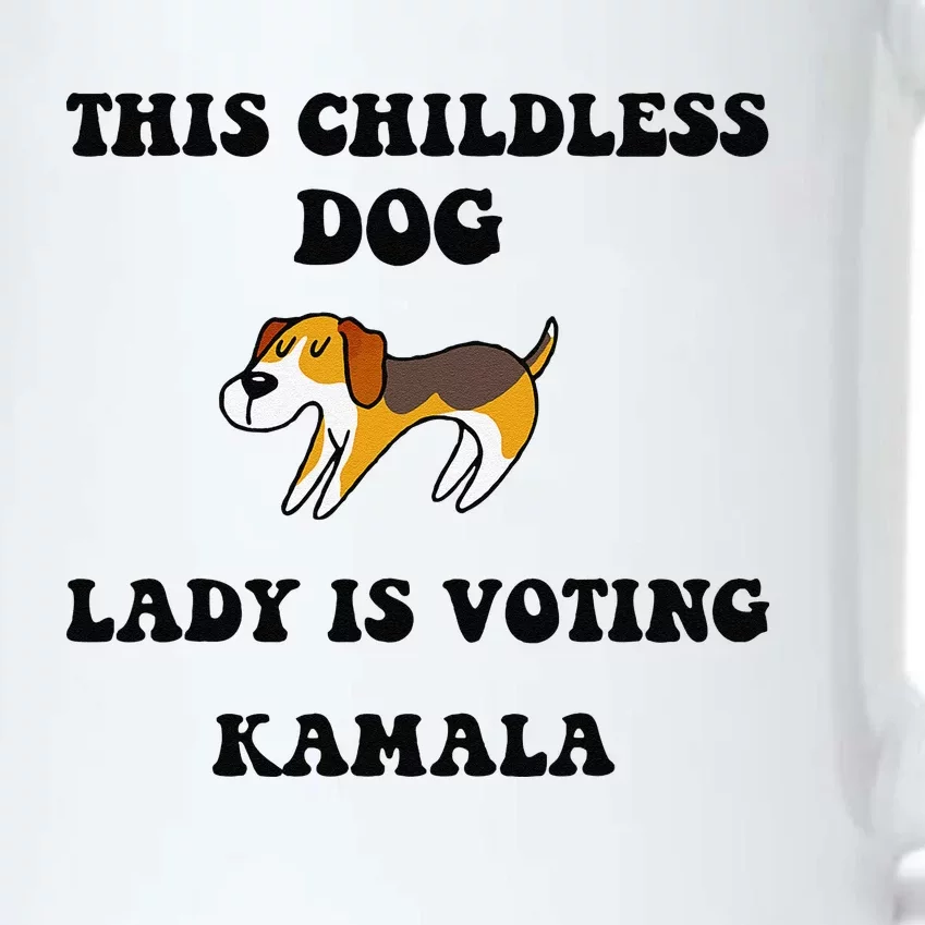 This Childless Dog Lady Is Voting Kamala 2024 Black Color Changing Mug