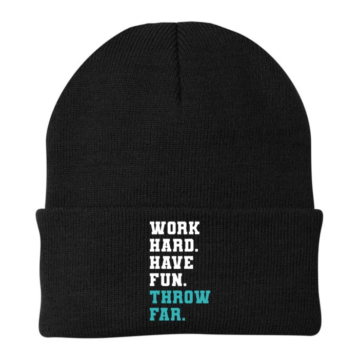 Track Coaches Discus Javelin Shot Put Hammer Throw Far Knit Cap Winter Beanie