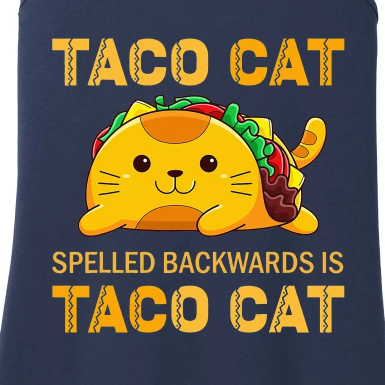 TacoCat Cinco de Mayo TacoCat Tacos Ladies Essential Tank