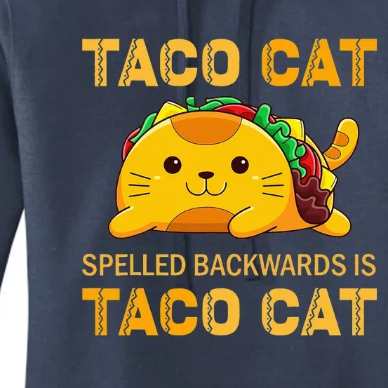 TacoCat Cinco de Mayo TacoCat Tacos Women's Pullover Hoodie