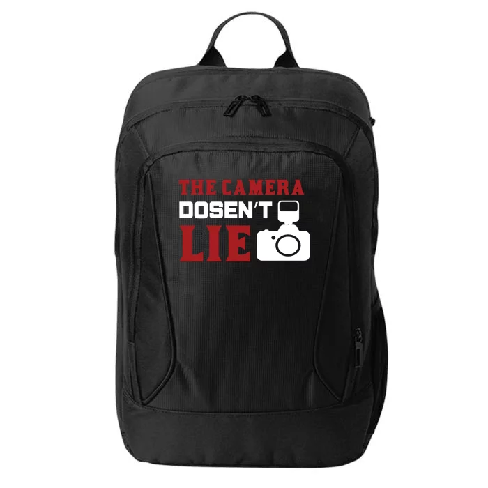 The Camera Dosen't Lie City Backpack