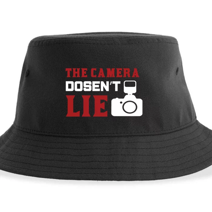 The Camera Dosen't Lie Sustainable Bucket Hat