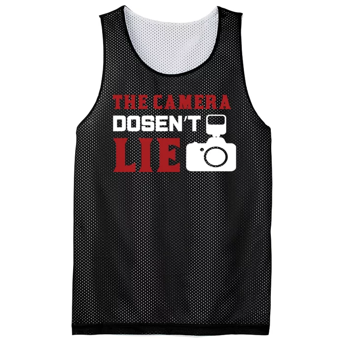 The Camera Dosen't Lie Mesh Reversible Basketball Jersey Tank