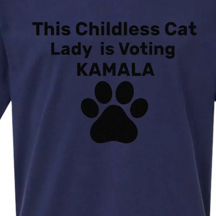 This Childless Dog Lady Is Voting Kamala Dog Lovers Sueded Cloud Jersey T-Shirt