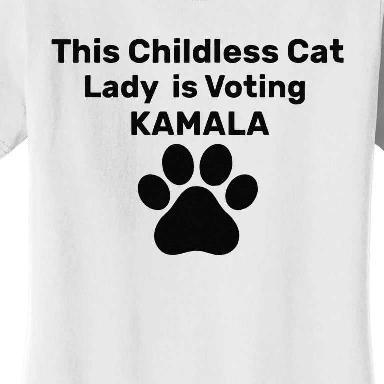 This Childless Dog Lady Is Voting Kamala Dog Lovers Women's T-Shirt