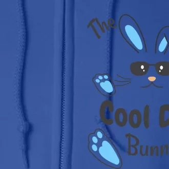 The Cool Dad Bunny Matching Family And Matching Easter Gift Full Zip Hoodie