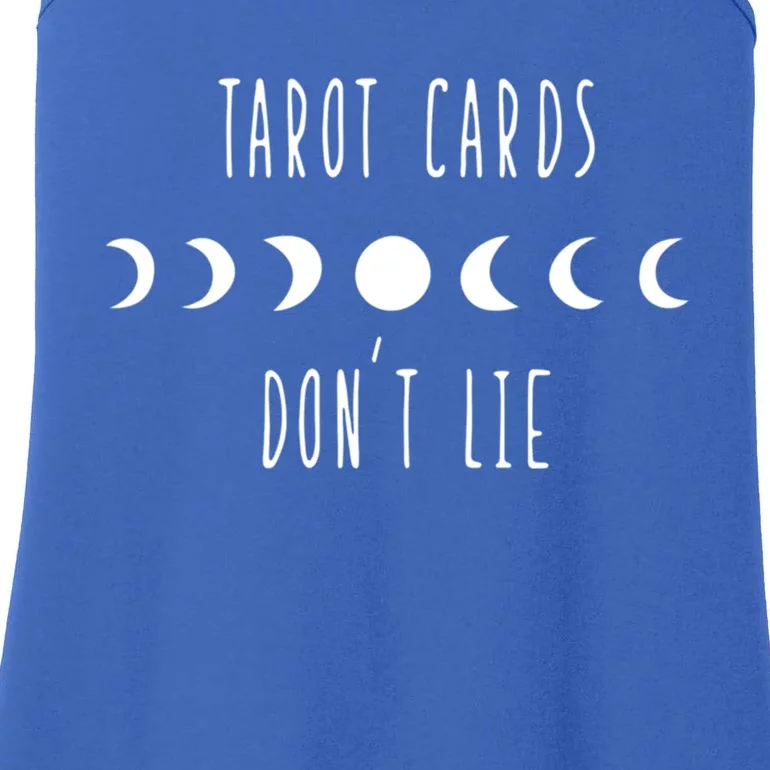 Tarot Cards Dont Lie Witchcraft Witch Moon Phase Gift Ladies Essential Tank