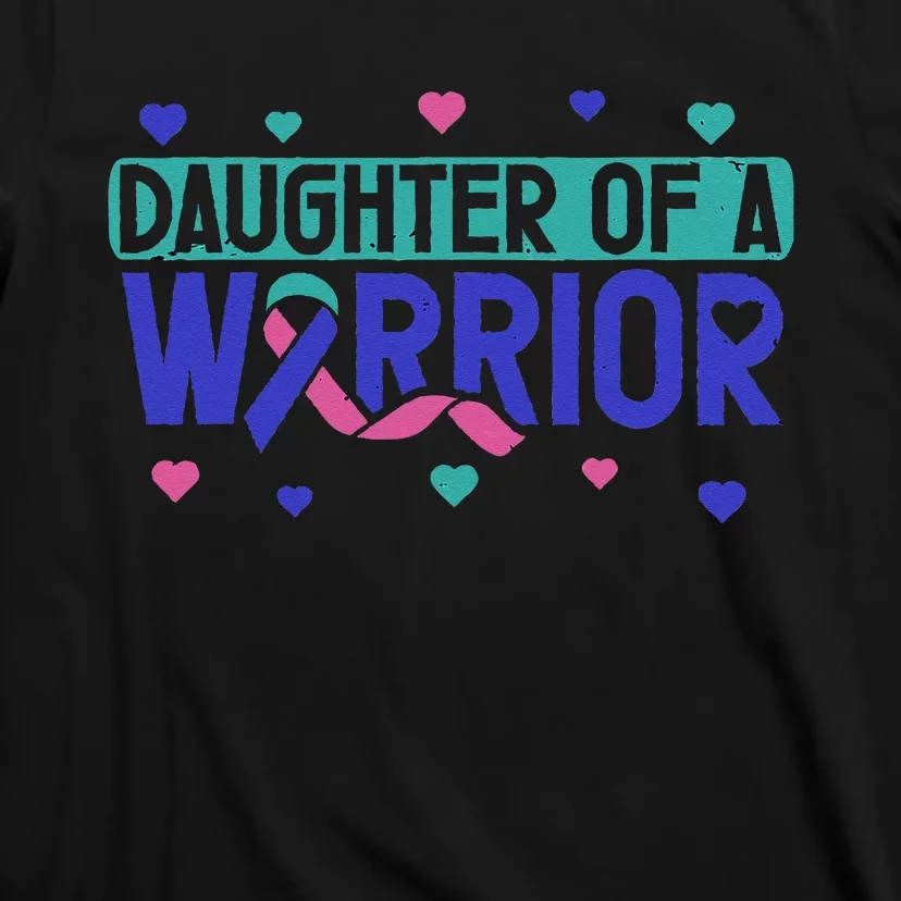 Thyroid Cancer Daughter Thyroid Disease Awareness Warrior T-Shirt