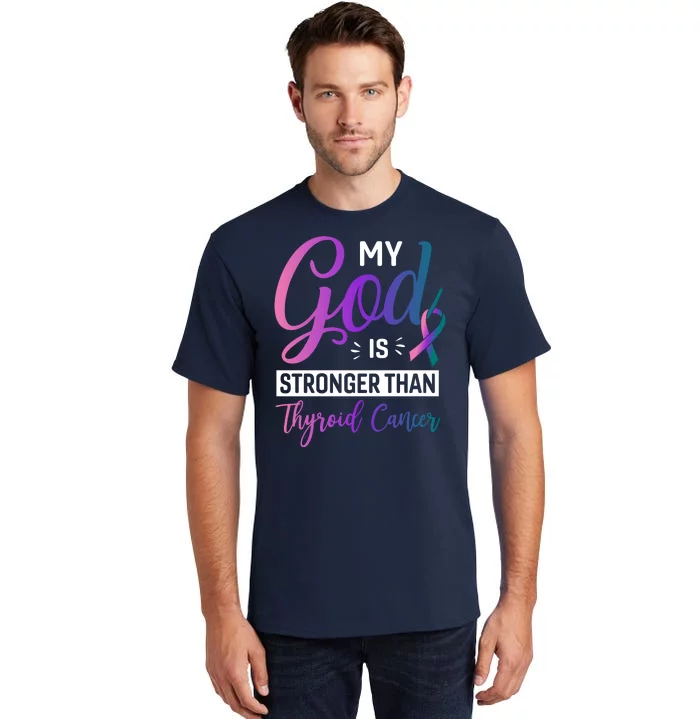 Thyroid Cancer Design Tall T-Shirt