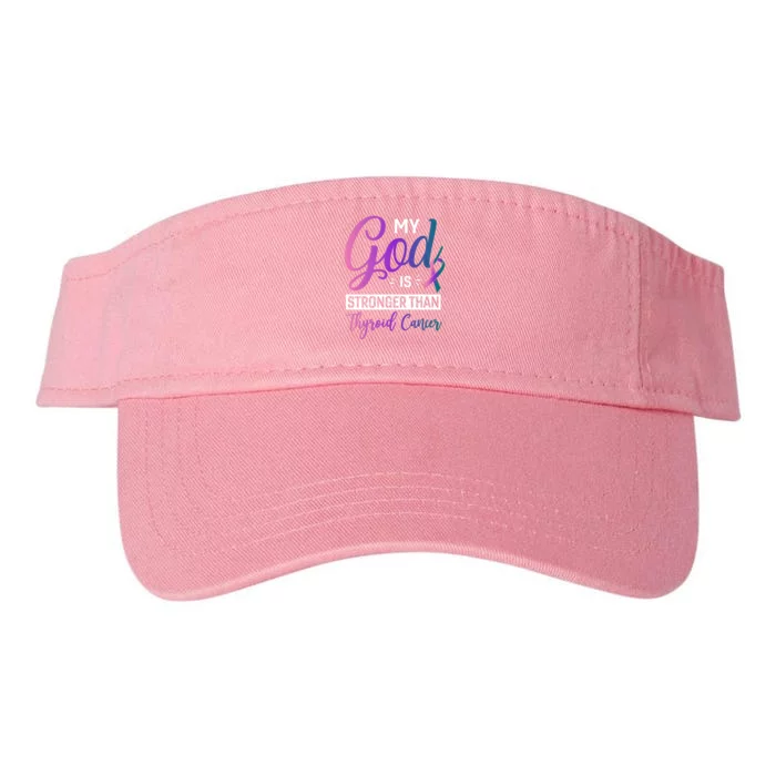 Thyroid Cancer Design Valucap Bio-Washed Visor