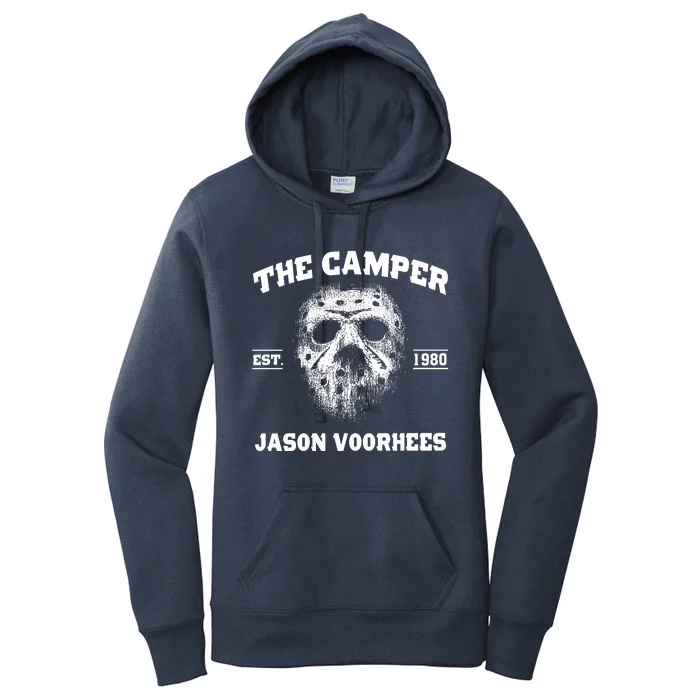 The Camper Est 1980 Jason Scary Horror Night Halloween Women's Pullover Hoodie