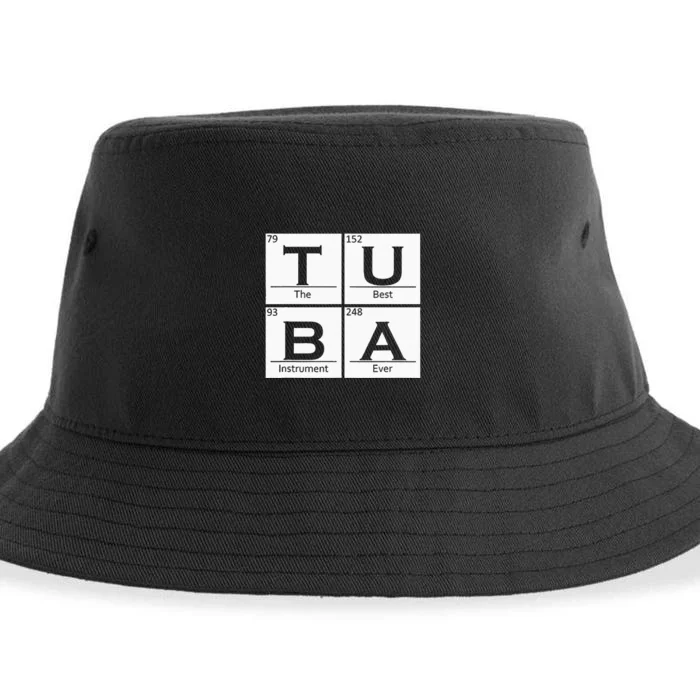 Tuba Chemistry Elements Tubist Jazz Music Tuba Player Sustainable Bucket Hat